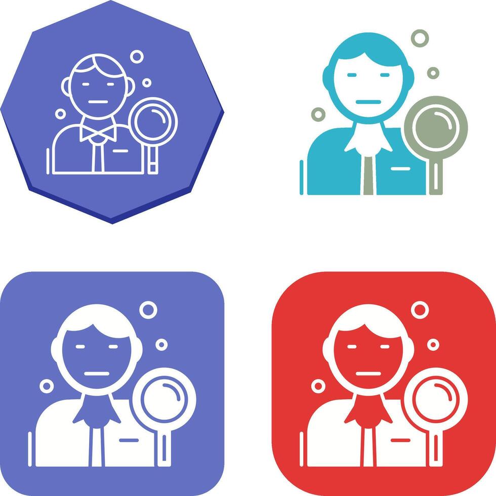 Candidate Icon Design vector