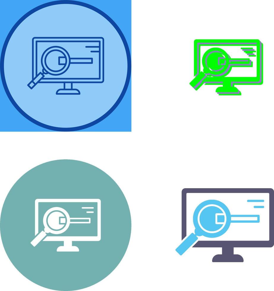 Search Icon Design vector
