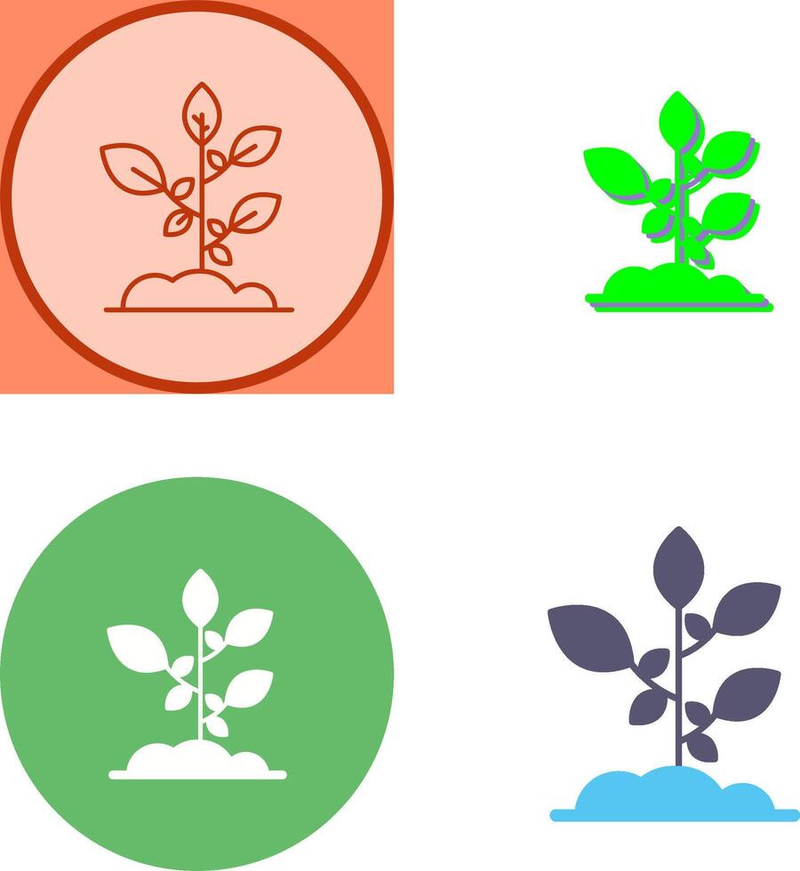 Sprout Icon Design vector