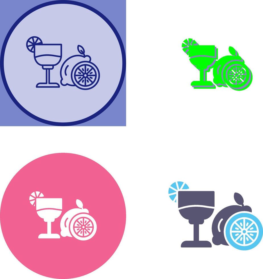 Lime Juice Icon Design vector