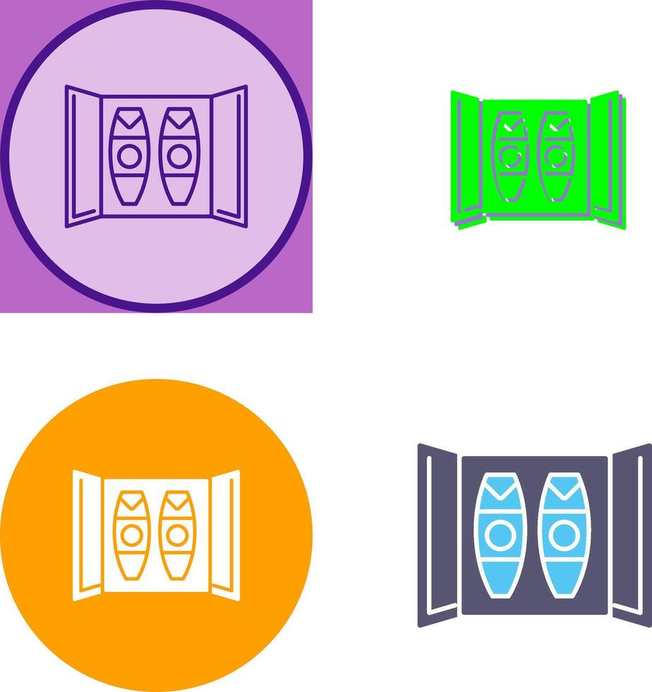 Cigar Box Icon Design vector
