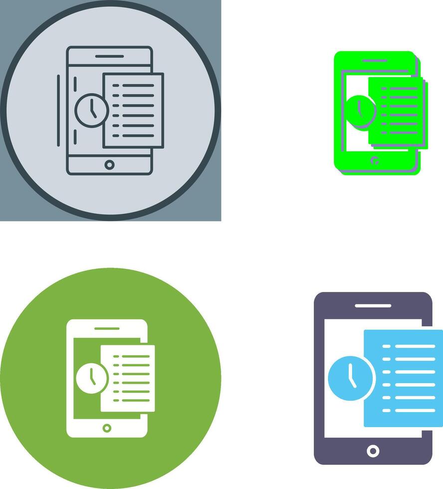 Online Quiz Icon Design vector