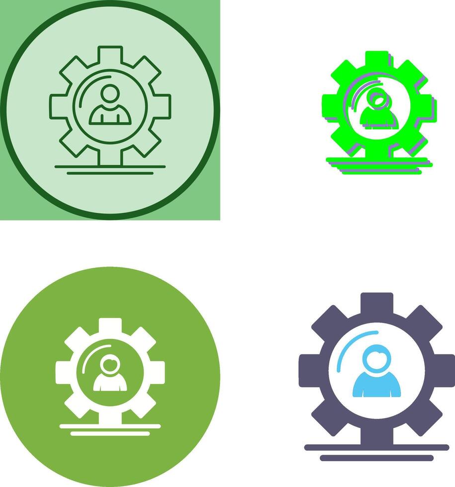 Management Icon Design vector