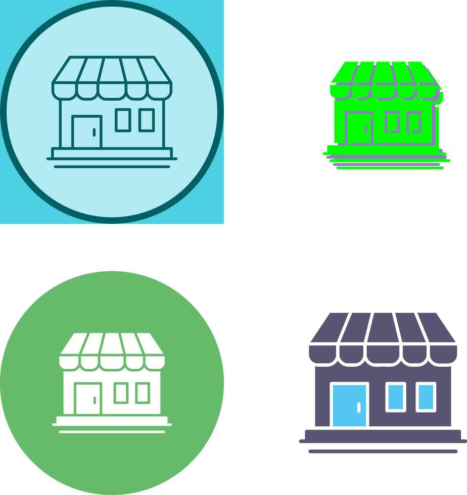 Shop Icon Design vector