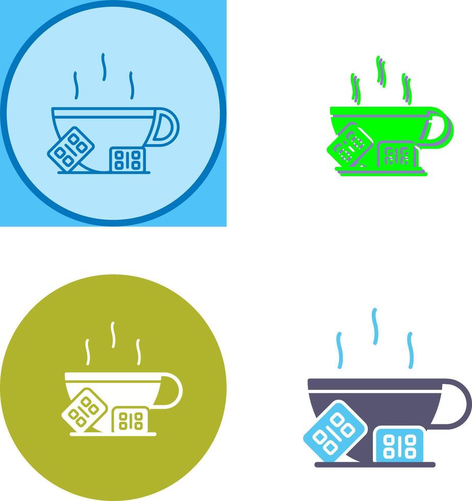 Hot Chocolate Icon Design vector