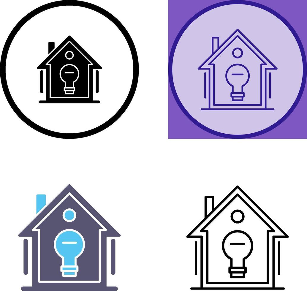 Home Automation Icon Design vector