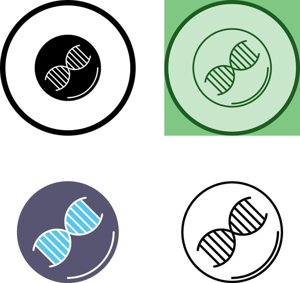 Dna Icon Design vector