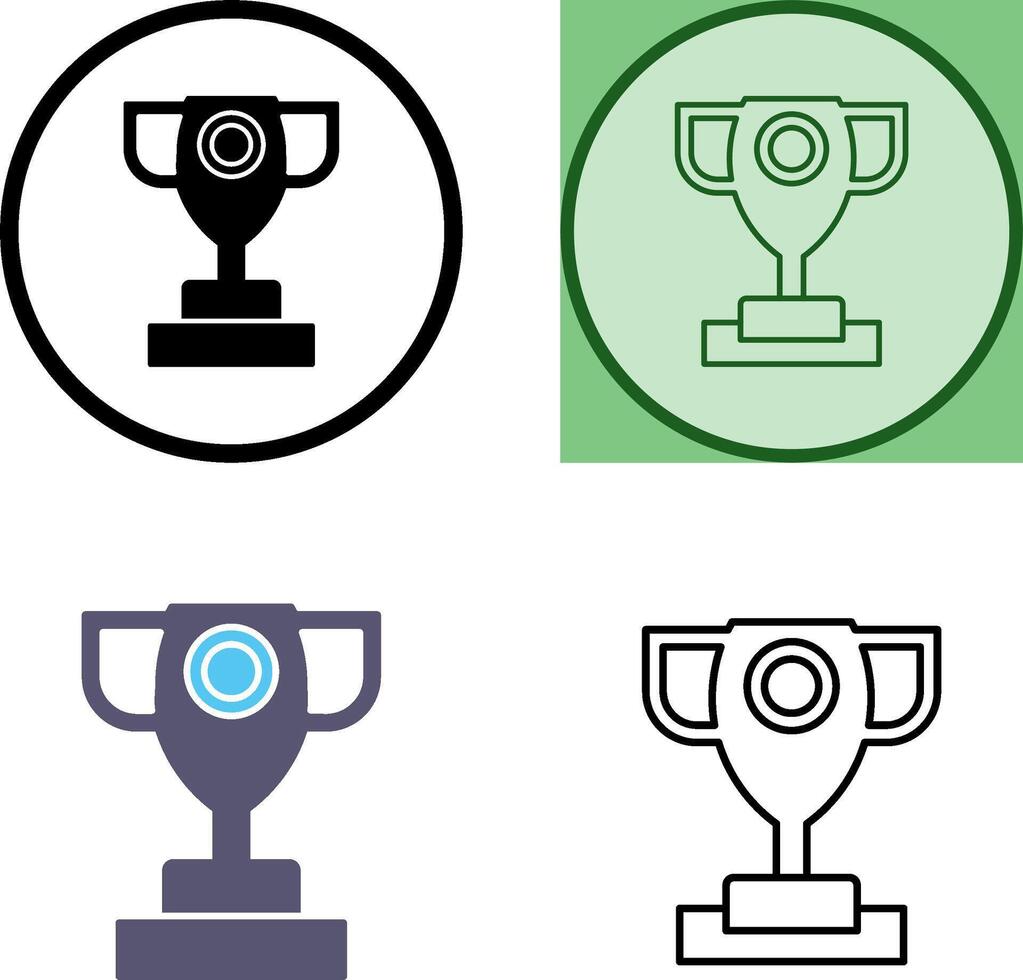 Trophy Icon Design vector