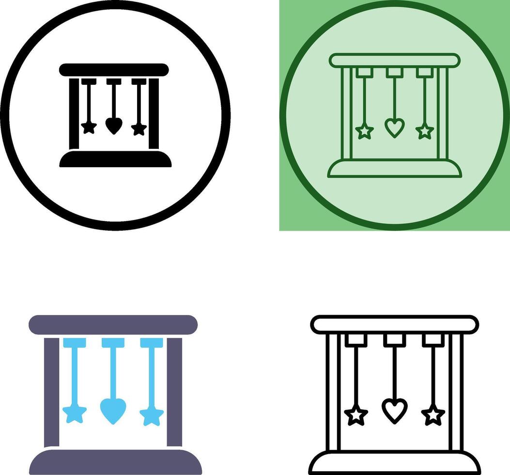 Cradle Icon Design vector