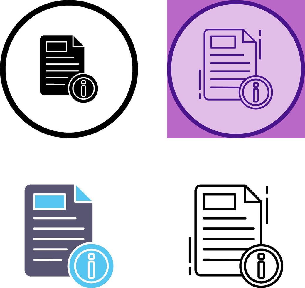 Document Icon Design vector