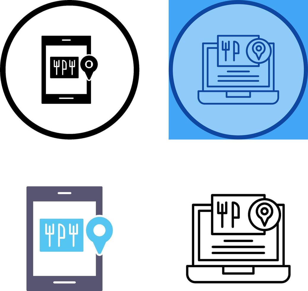 Food Delivery Icon Design vector