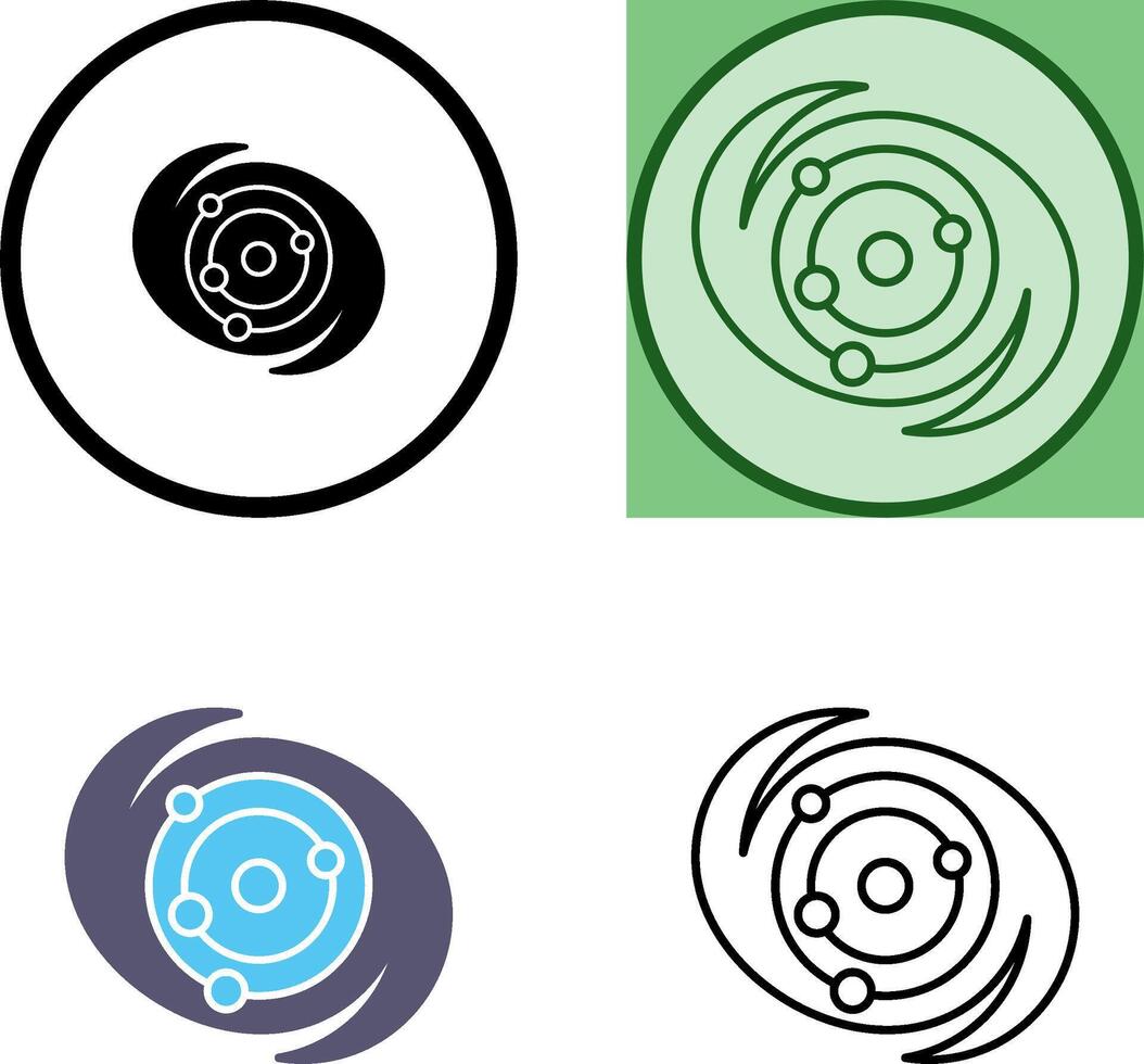 Galaxy Icon Design vector