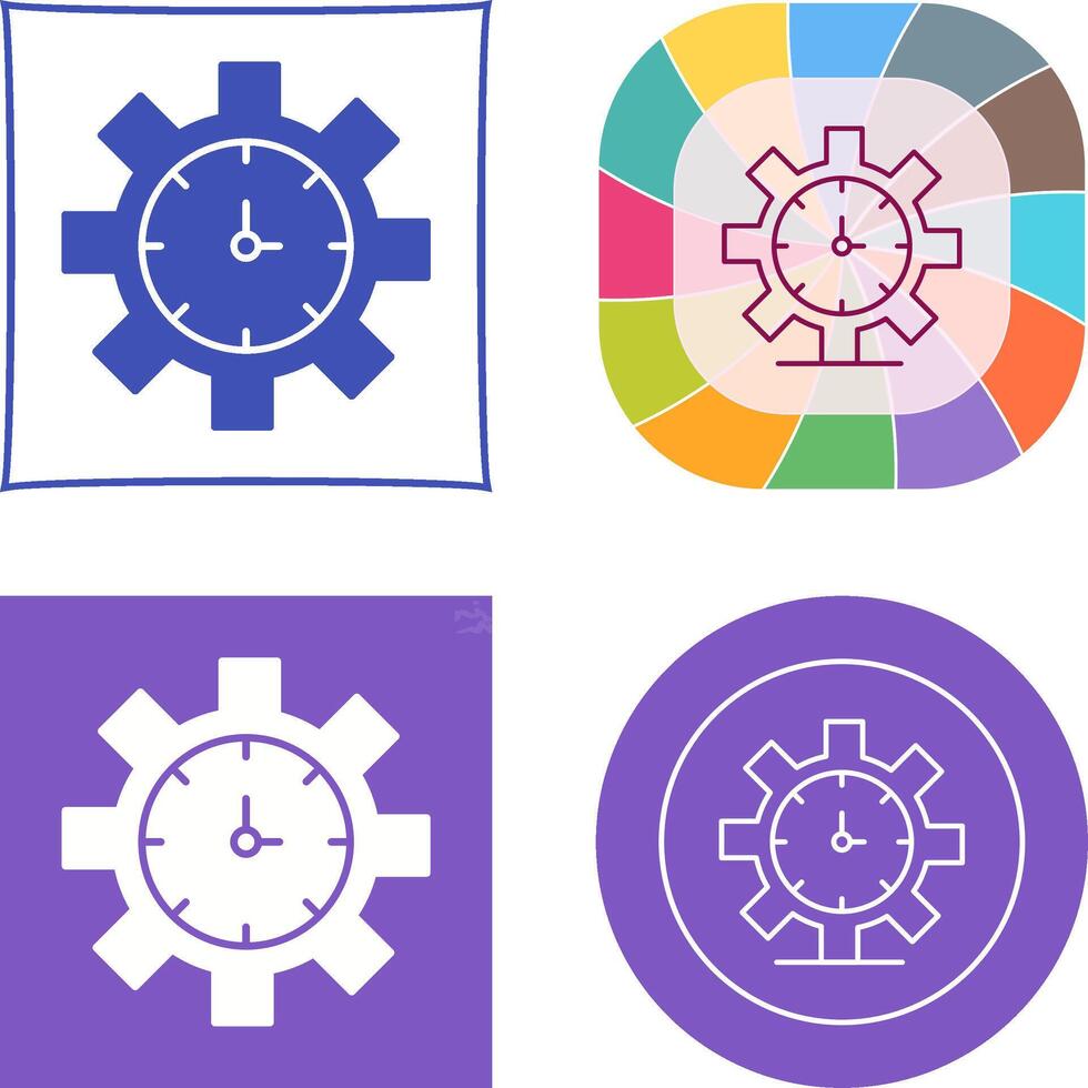 Time Management Icon Design vector