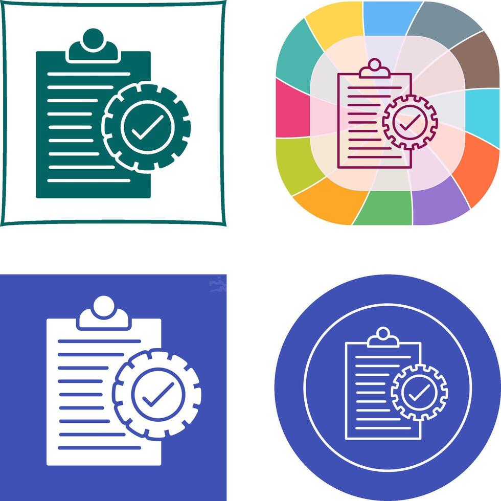 Check List Icon Design vector