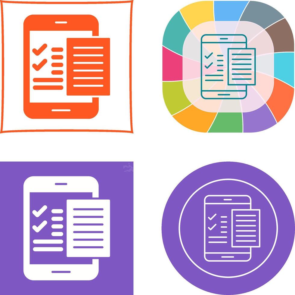 Check List Icon Design vector