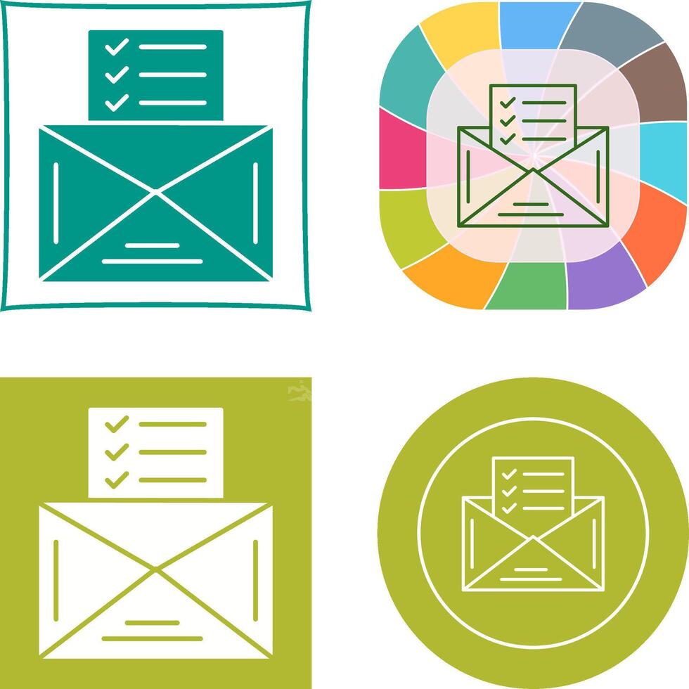 Check List Icon Design vector