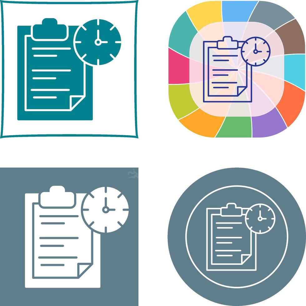 Task Management Icon Design vector