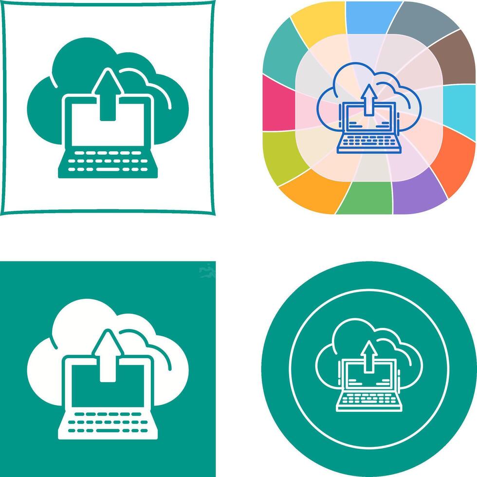 Backup Icon Design vector