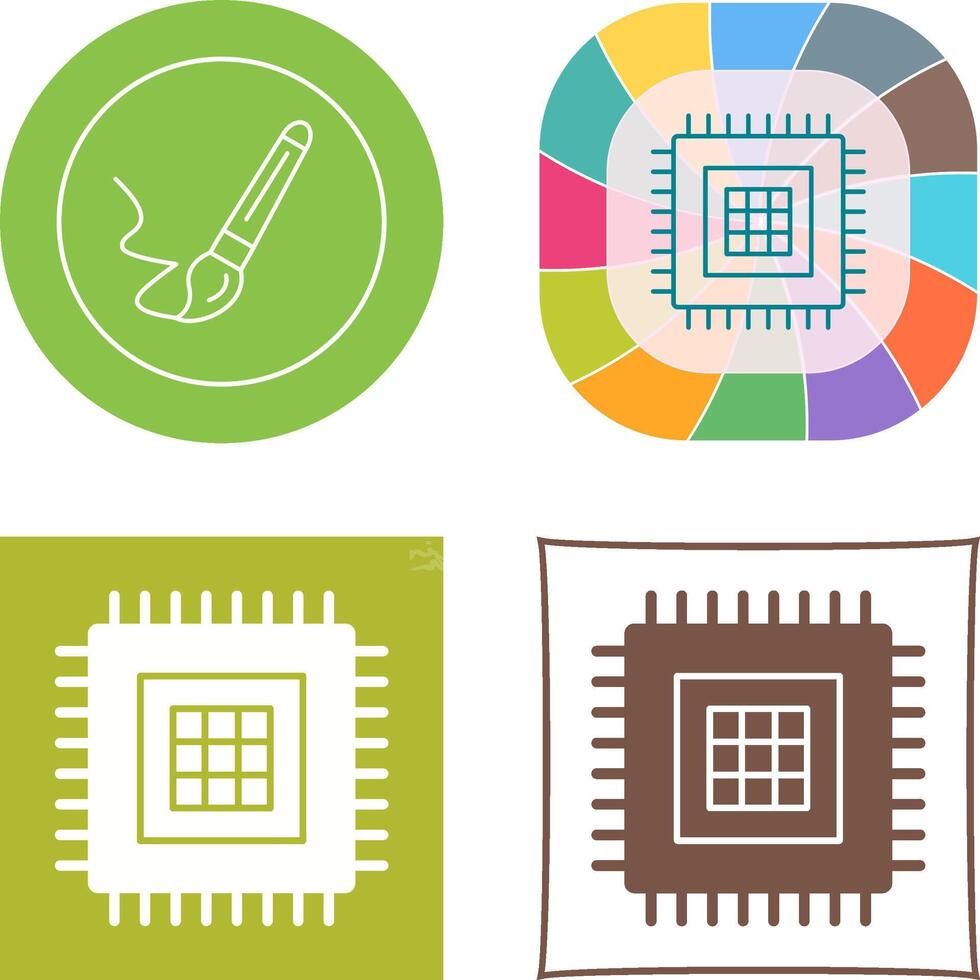 Processor Icon Design 44355067 Vector Art at Vecteezy