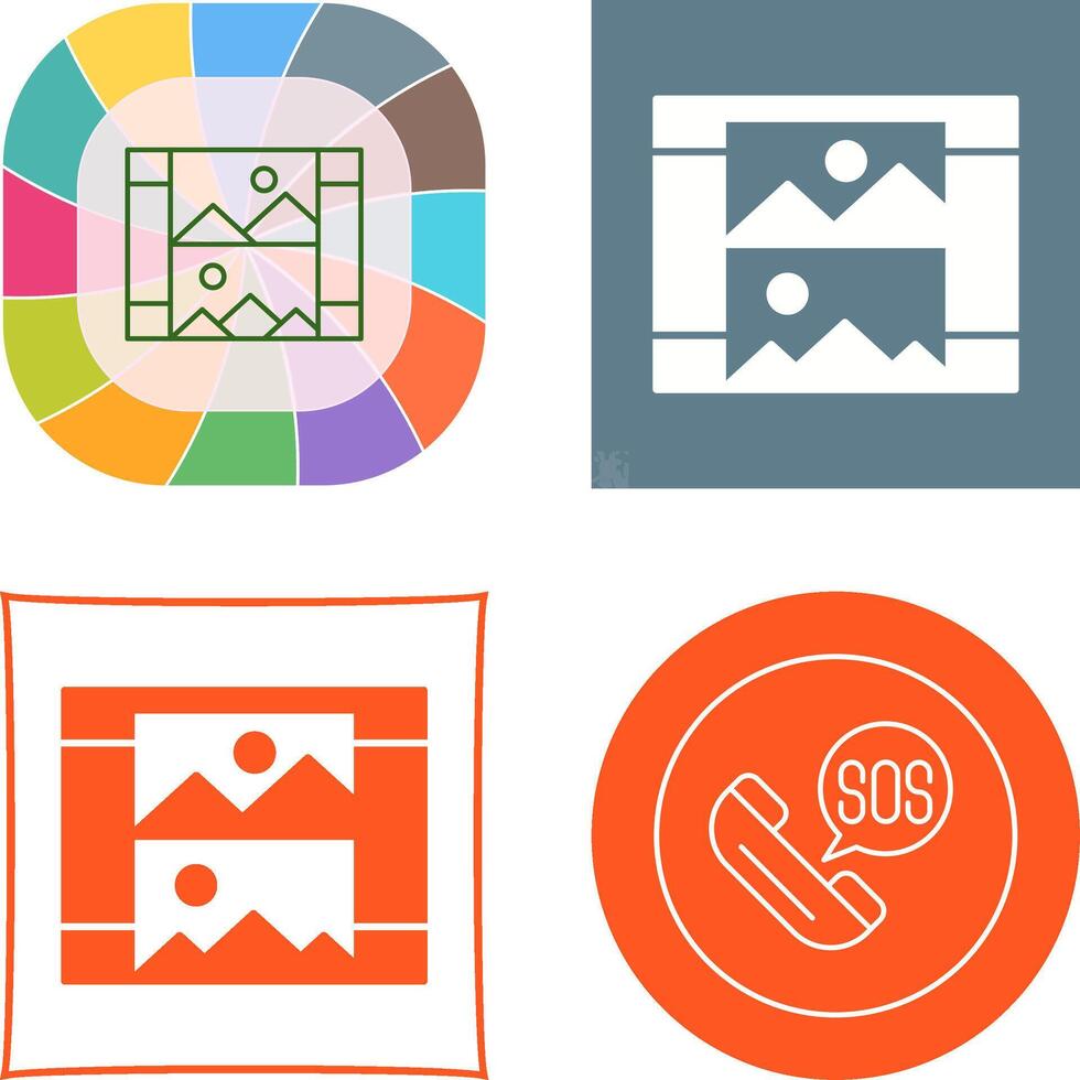 Gallery Icon Design vector