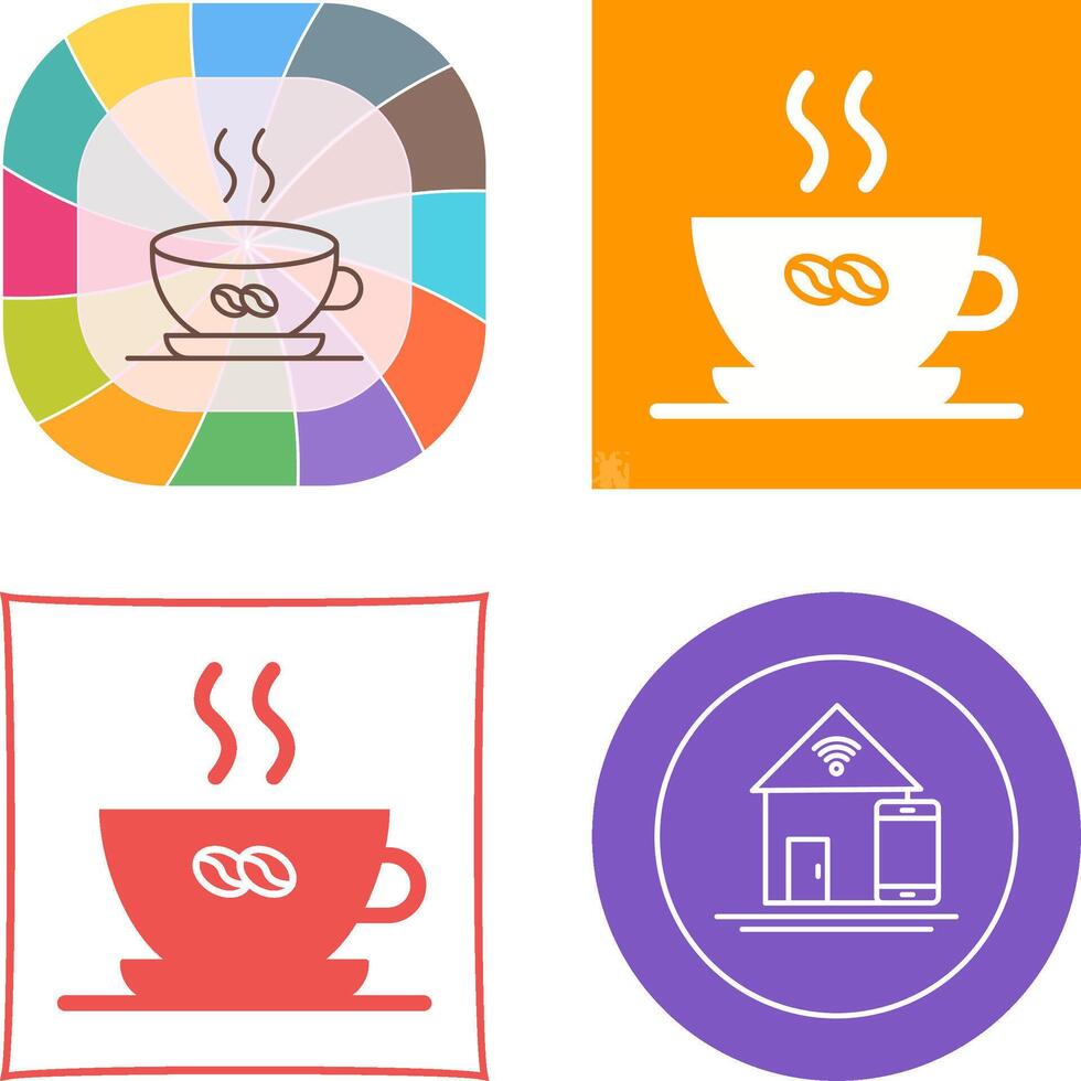 Coffee Cup Icon Design vector