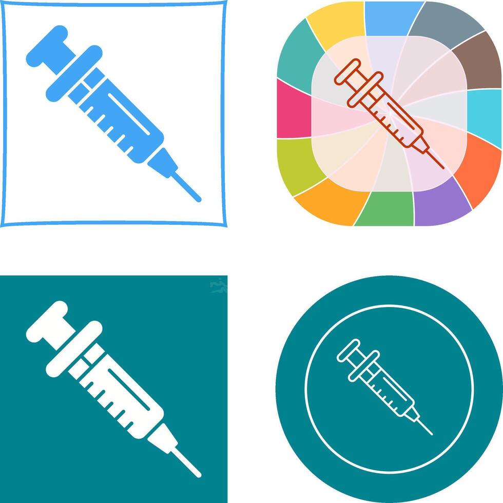 Injection Icon Design vector