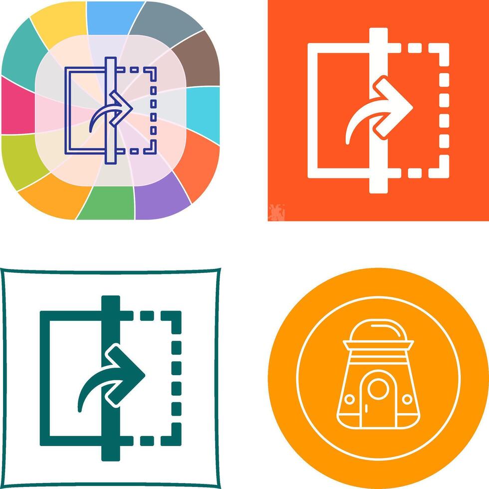 Reflect Icon Design vector