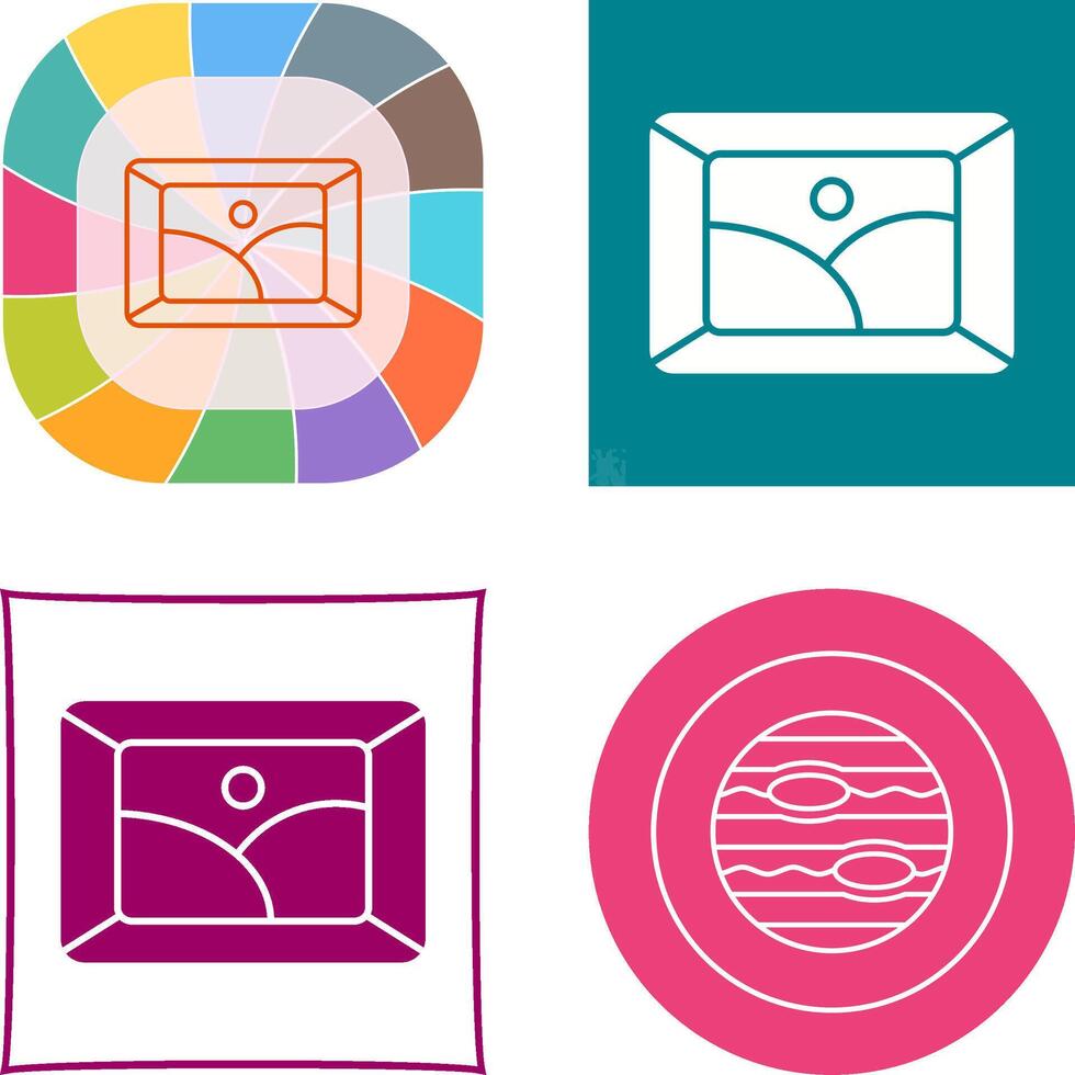 Frame Icon Design vector
