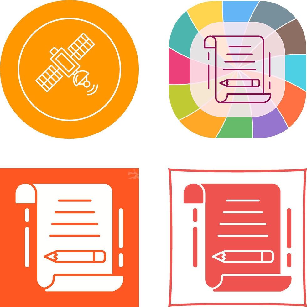 Write Icon Design vector