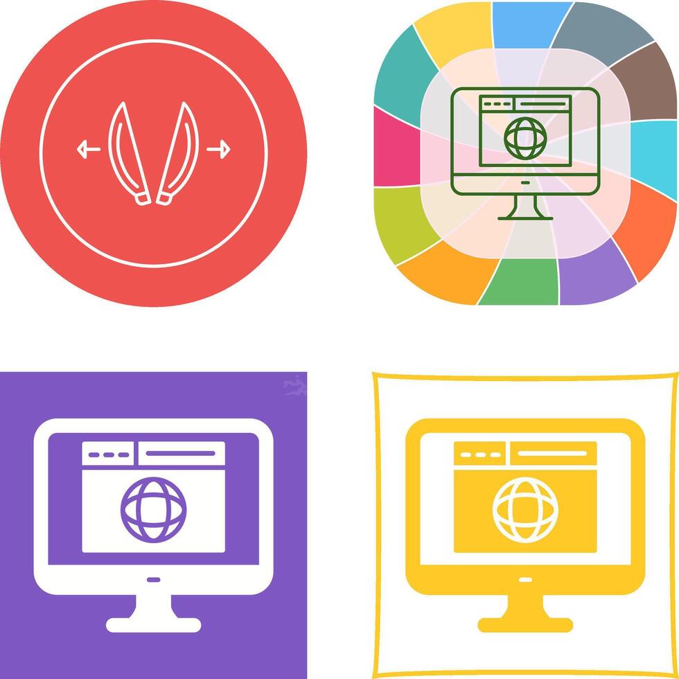 Website Icon Design vector