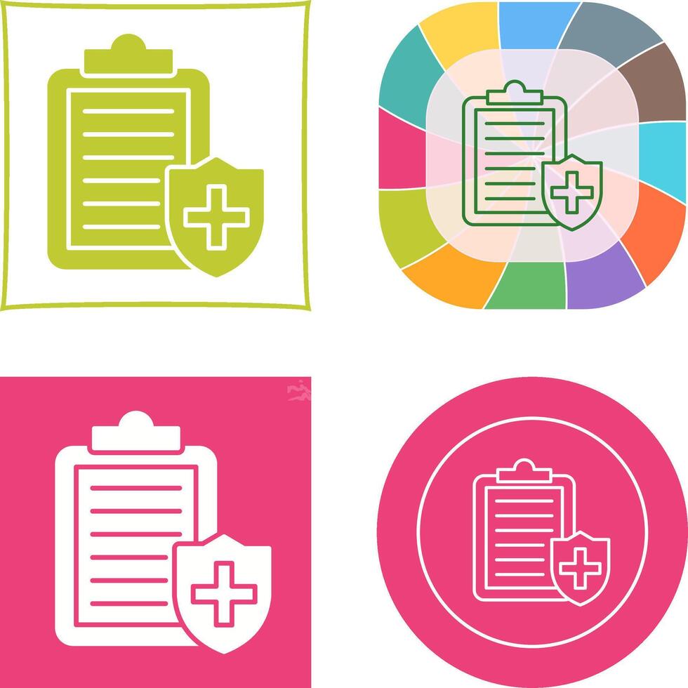 Medical Protection Icon Design vector