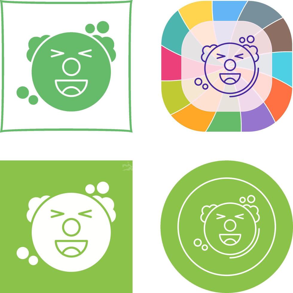 Clown Icon Design vector