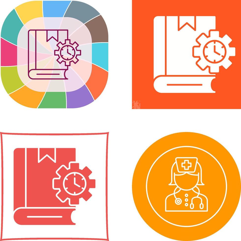 Duration Icon Design vector