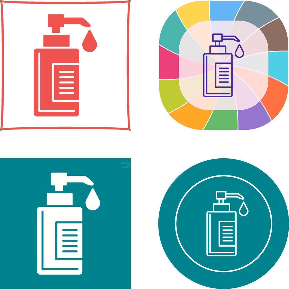 Hand Soap Icon Design vector