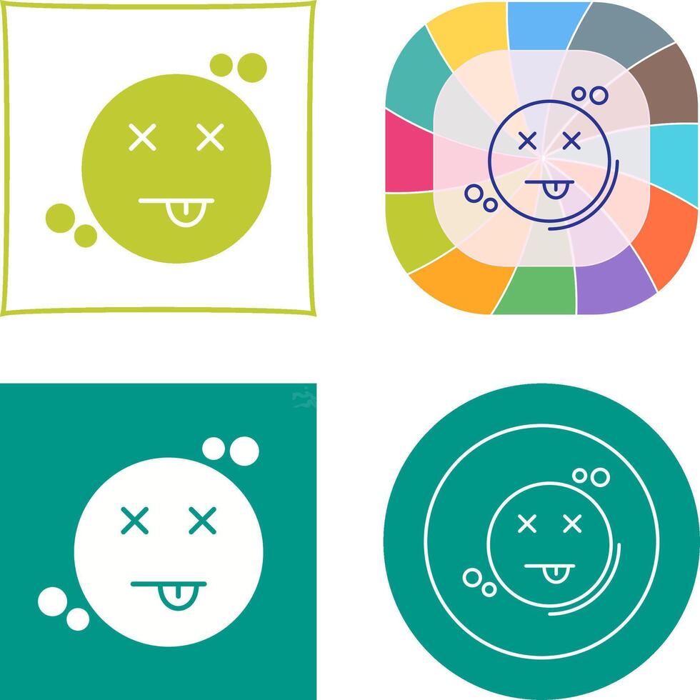 Dead Icon Design vector