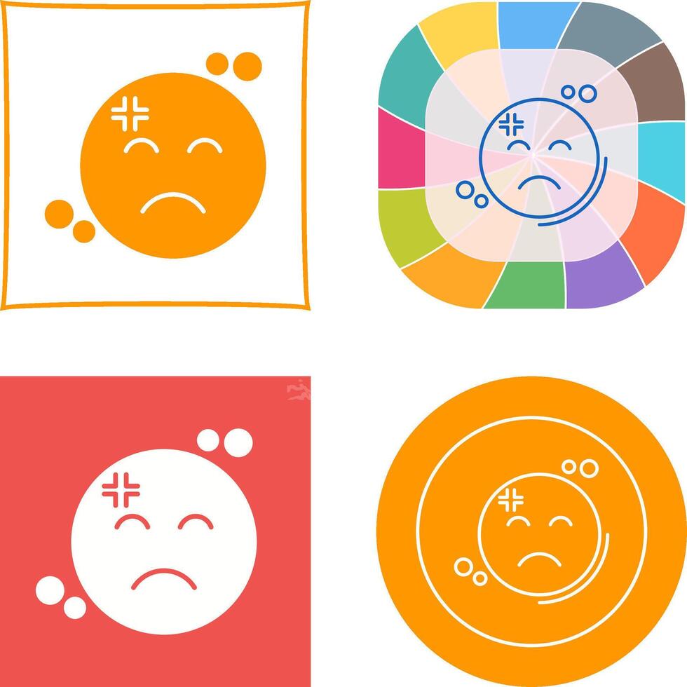 Dissapointment Icon Design vector