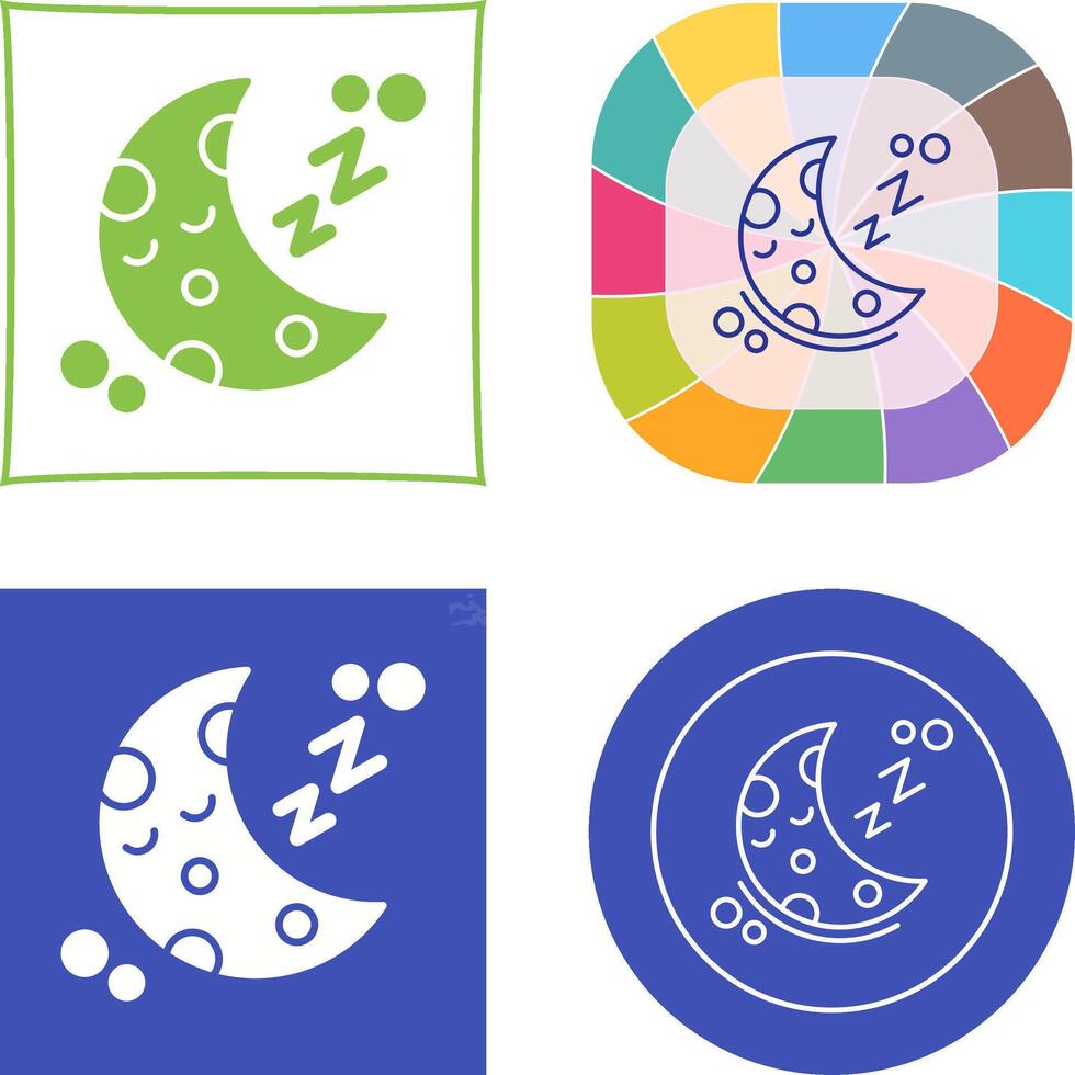 Sleeping Icon Design vector
