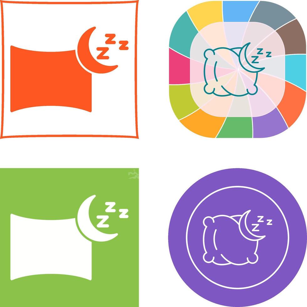 Pillow Icon Design vector