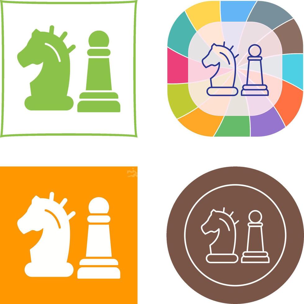 Chess Piece Icon Design vector