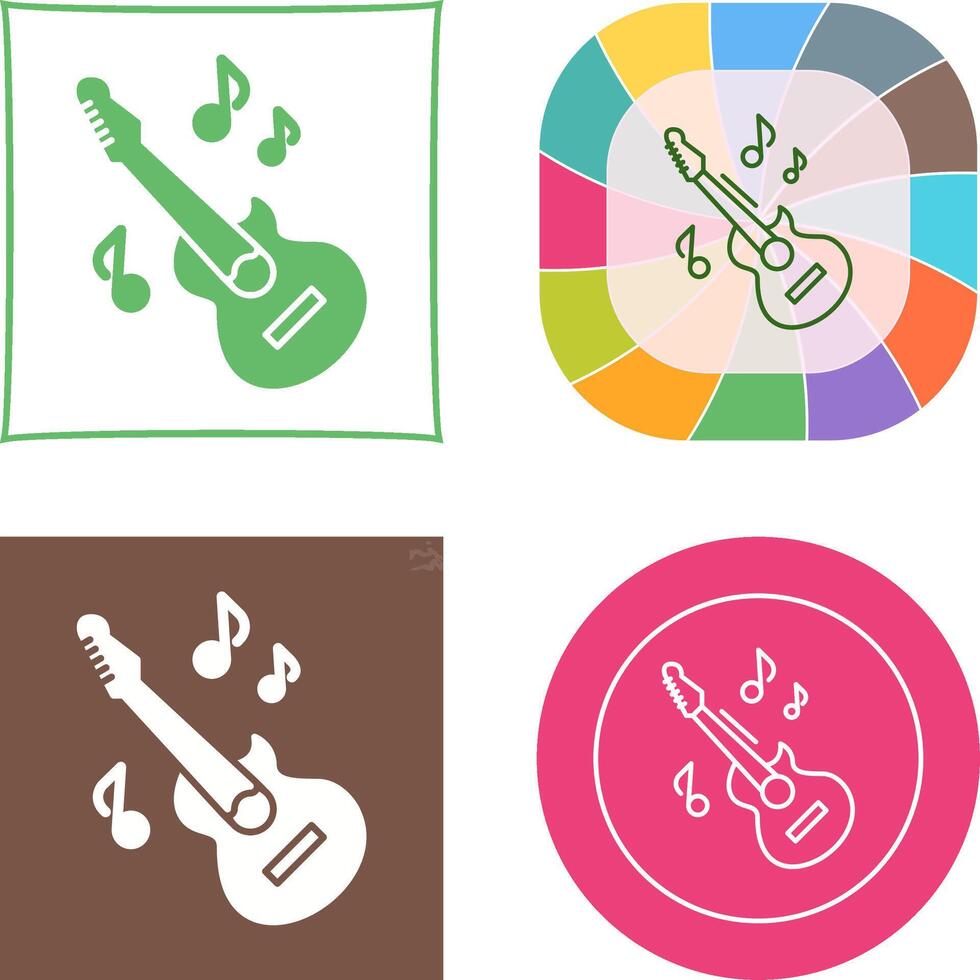 Guitar Icon Design vector