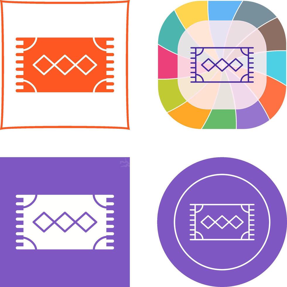 Rug Icon Design vector