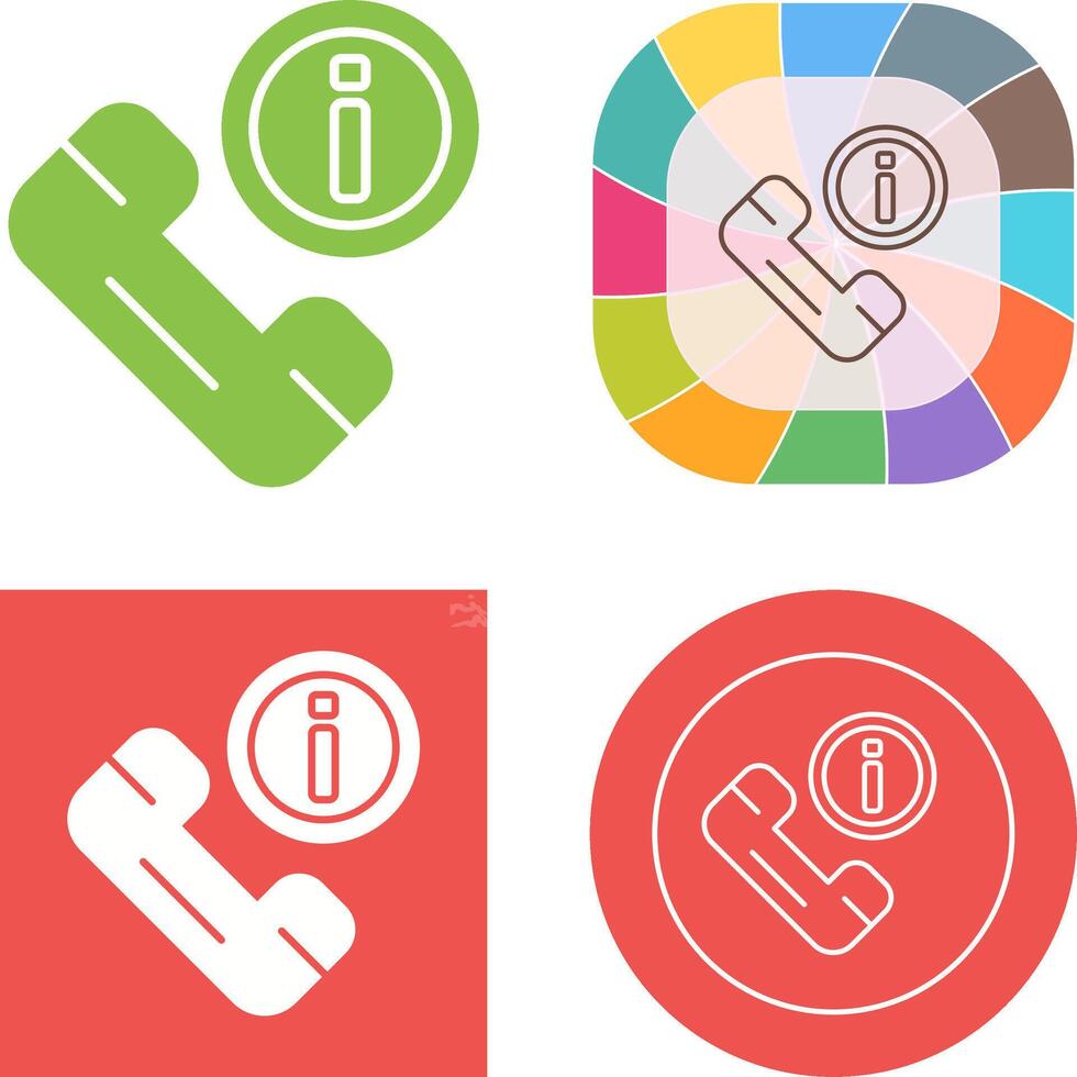 Phone Call Icon Design vector