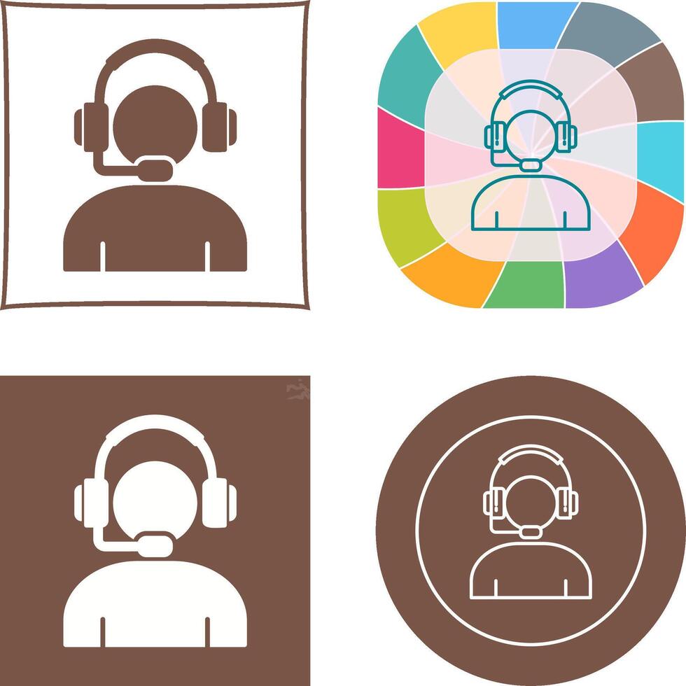 Helpline Icon Design vector