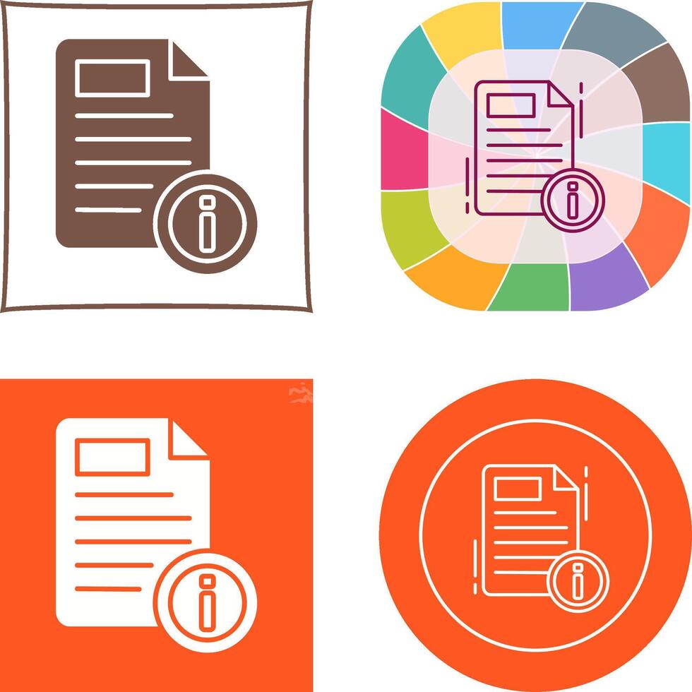 Document Icon Design vector