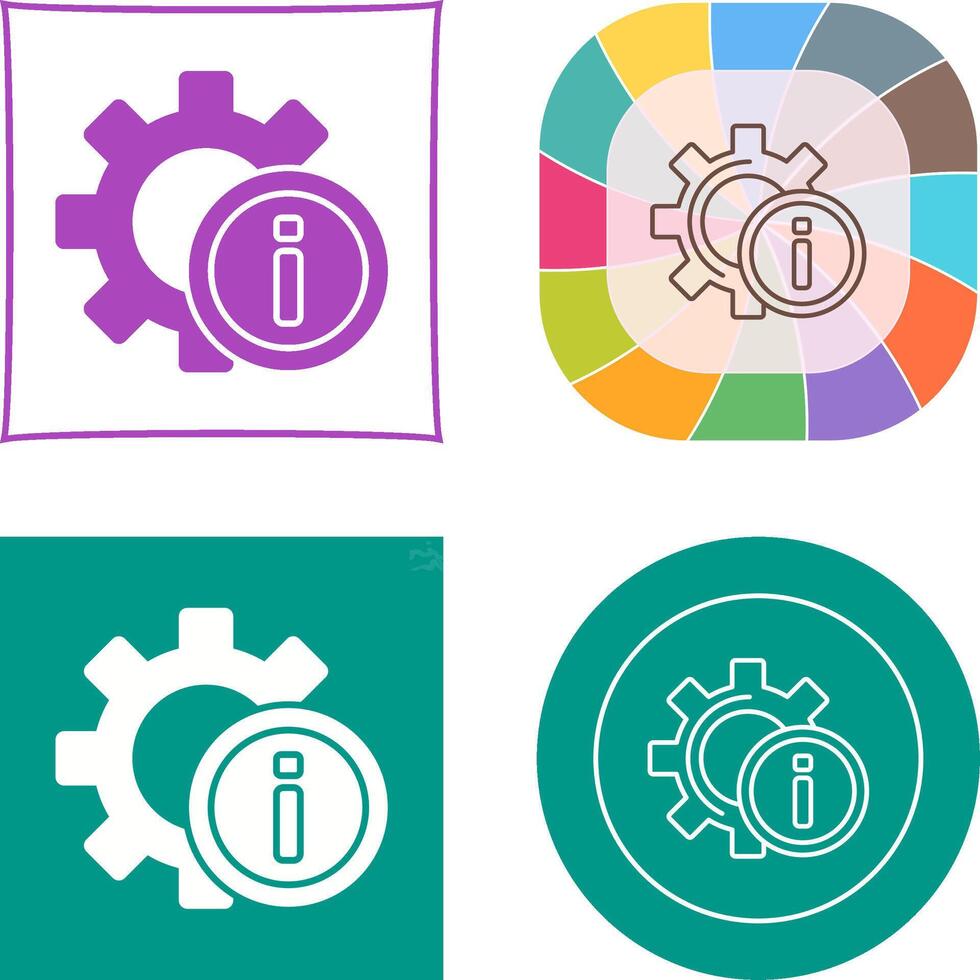 Setting Icon Design vector