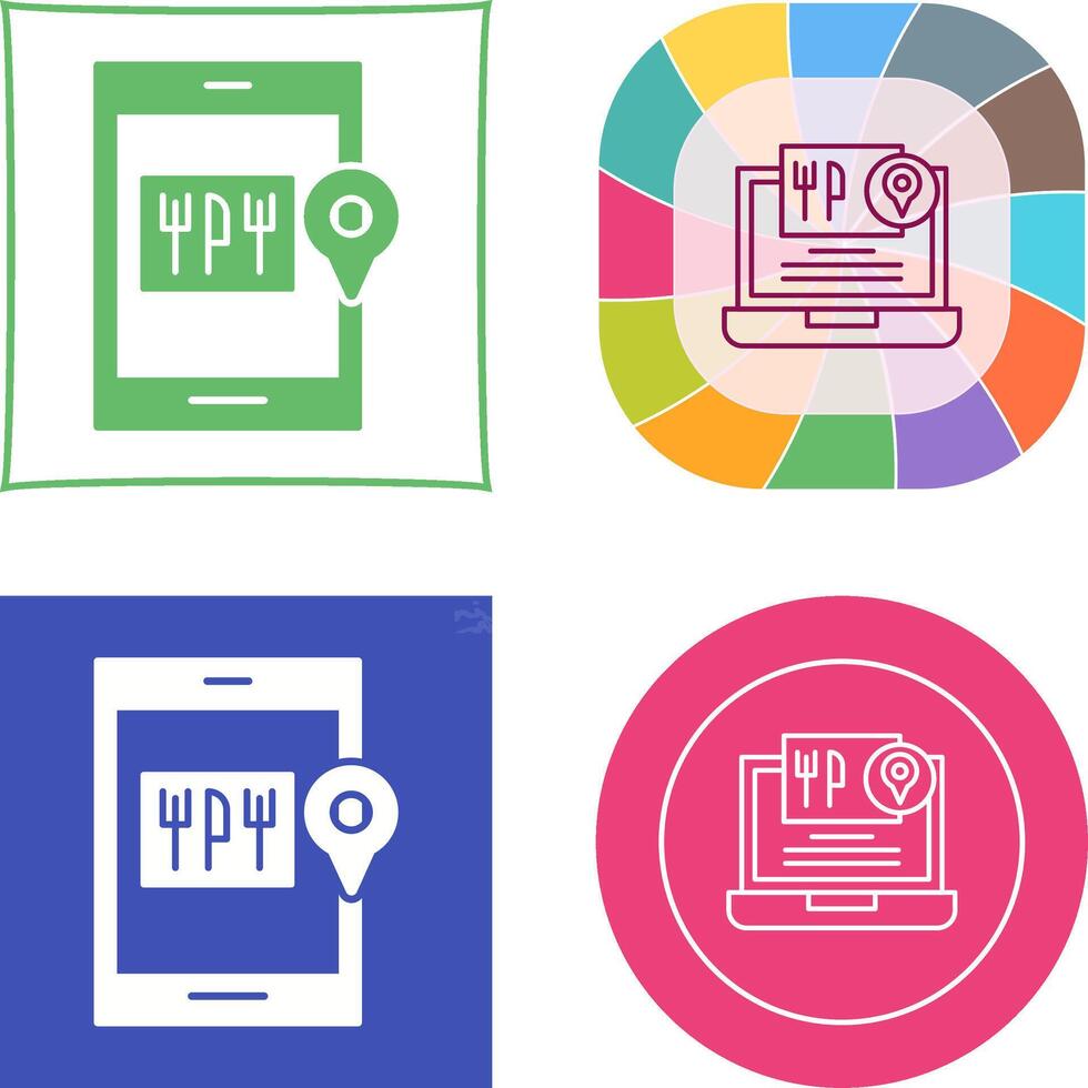 Food Delivery Icon Design vector