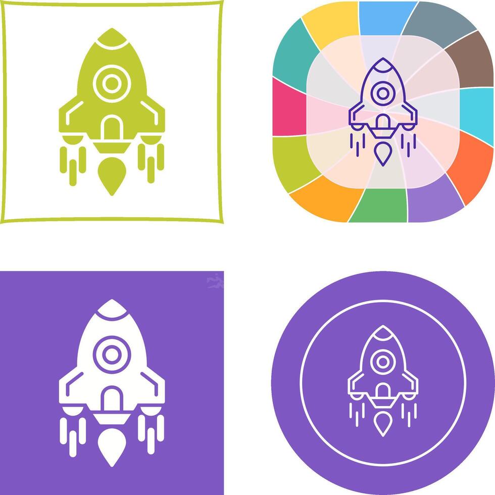 Rocket Icon Design vector