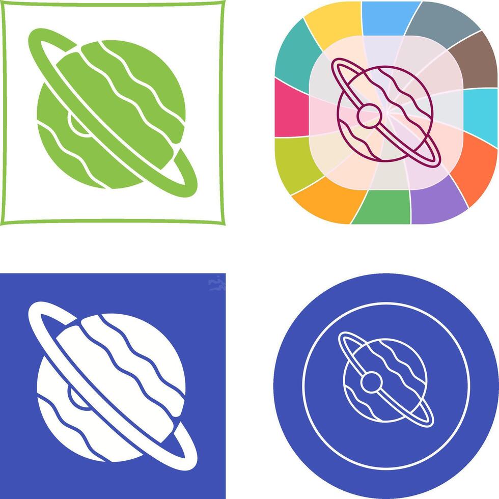 Planet Icon Design vector