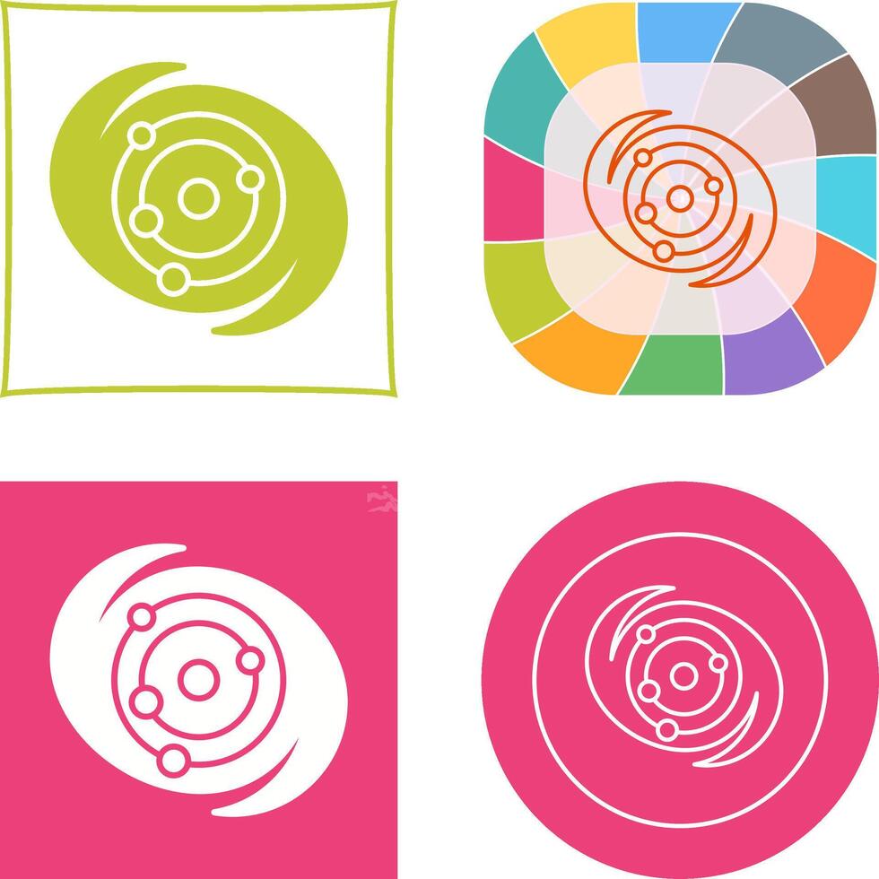 Galaxy Icon Design vector