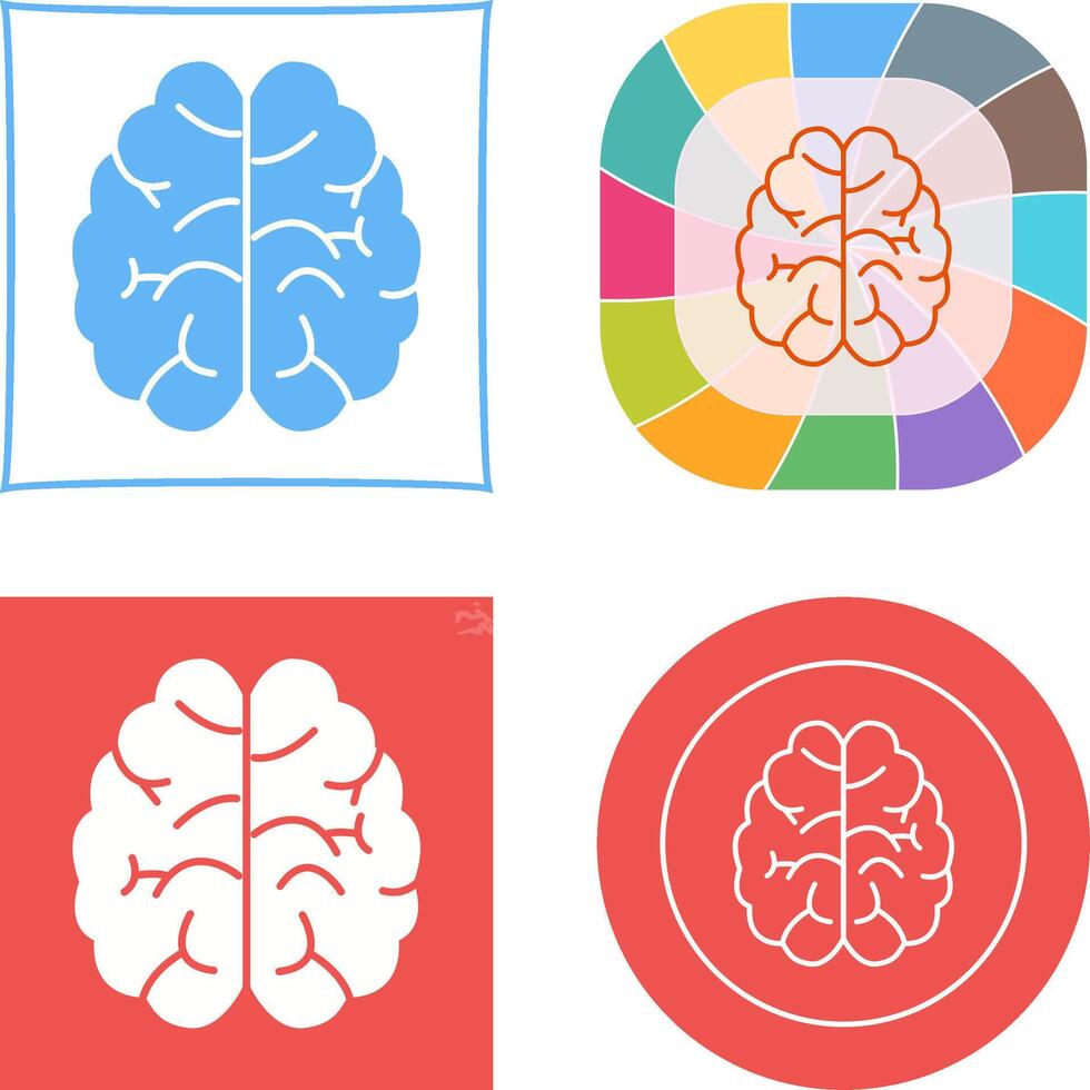 Brain Icon Design vector